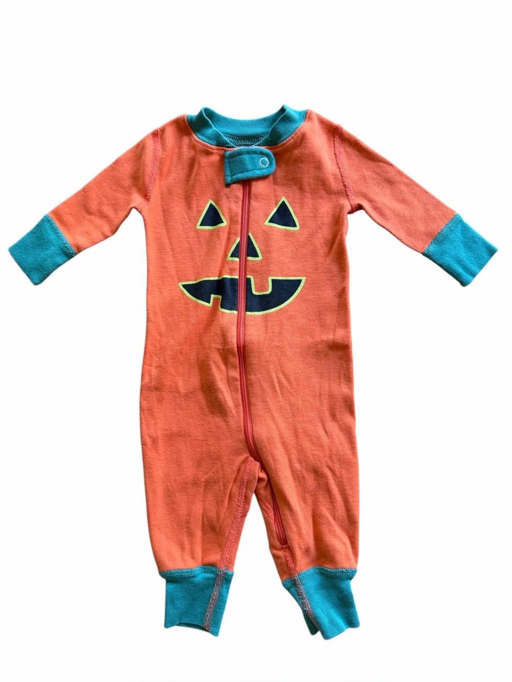 Hanna Andersson Baby Halloween Pumpkin Pajamas Costume